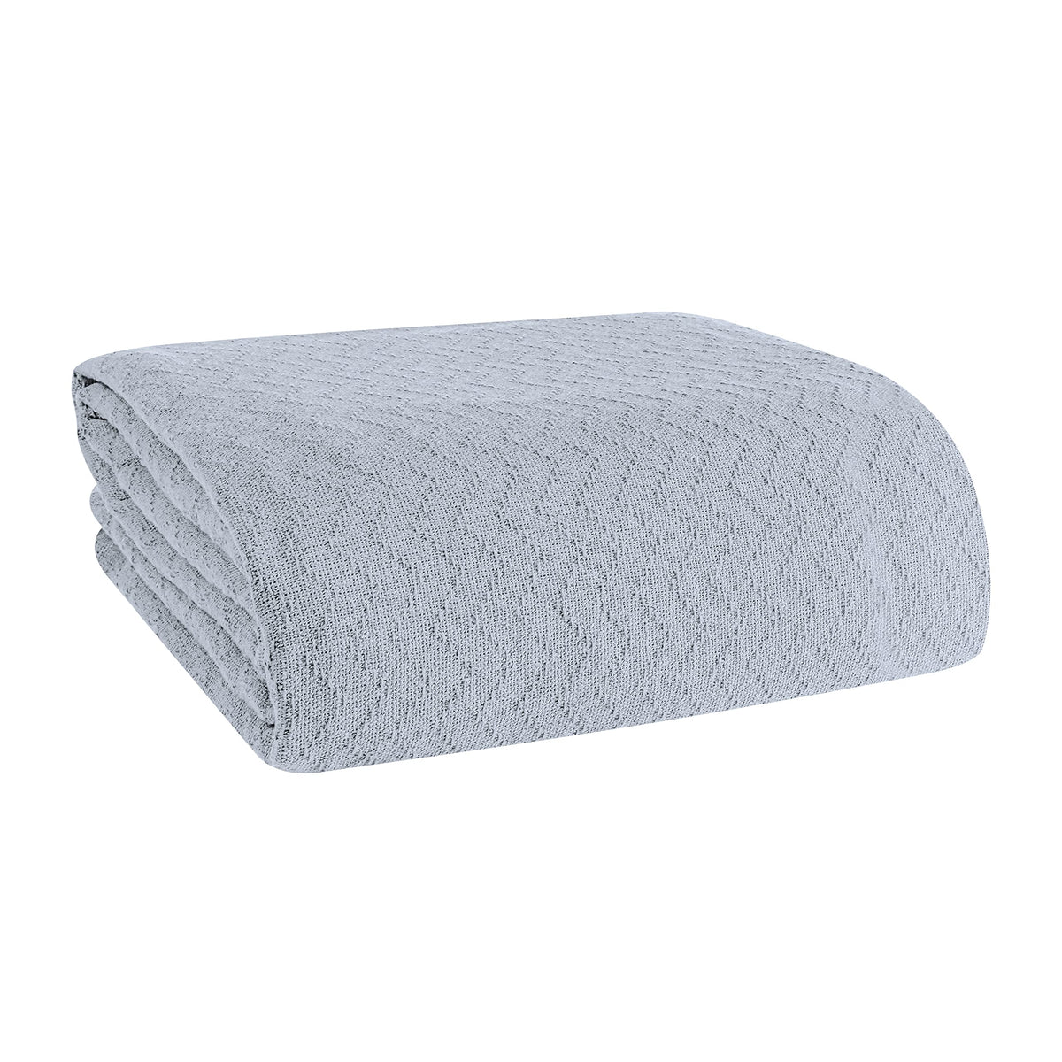 BELIZZI Home 100% Cotton Bed Blanket, Breathable Thermal Blanket Twin Size, Soft Chevron Thermal Blanket 60"x90", Cotton Bed Blanket, Perfect for Layering Any Bed for All Season, Pink