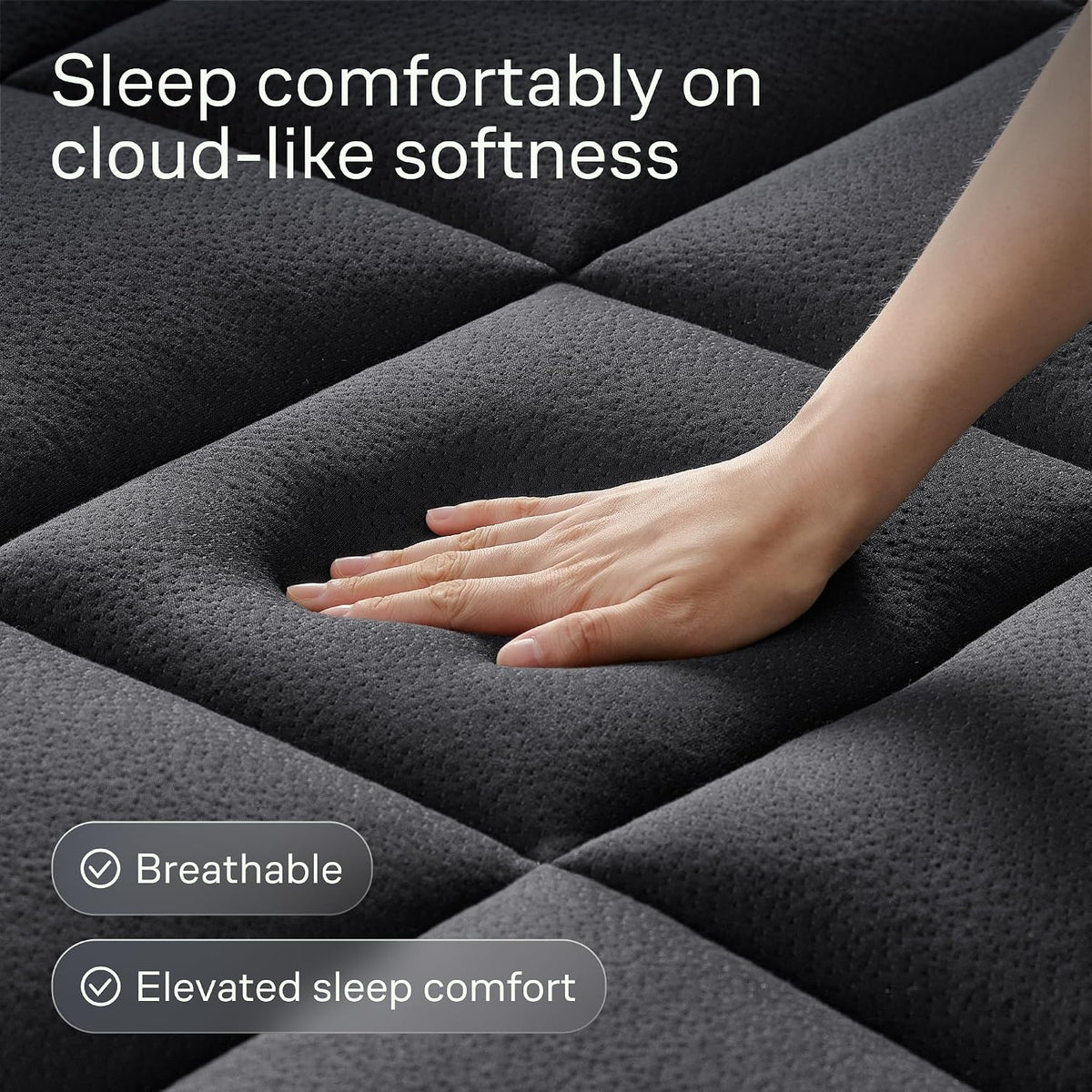 Niagara Sleep Solution Twin Ultra Soft Mattress Topper — Back Pain Relief