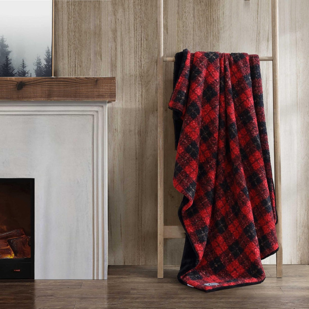 Eddie Bauer - Soft Reversible Throw Blanket for Bed & Couch, 60 x 70