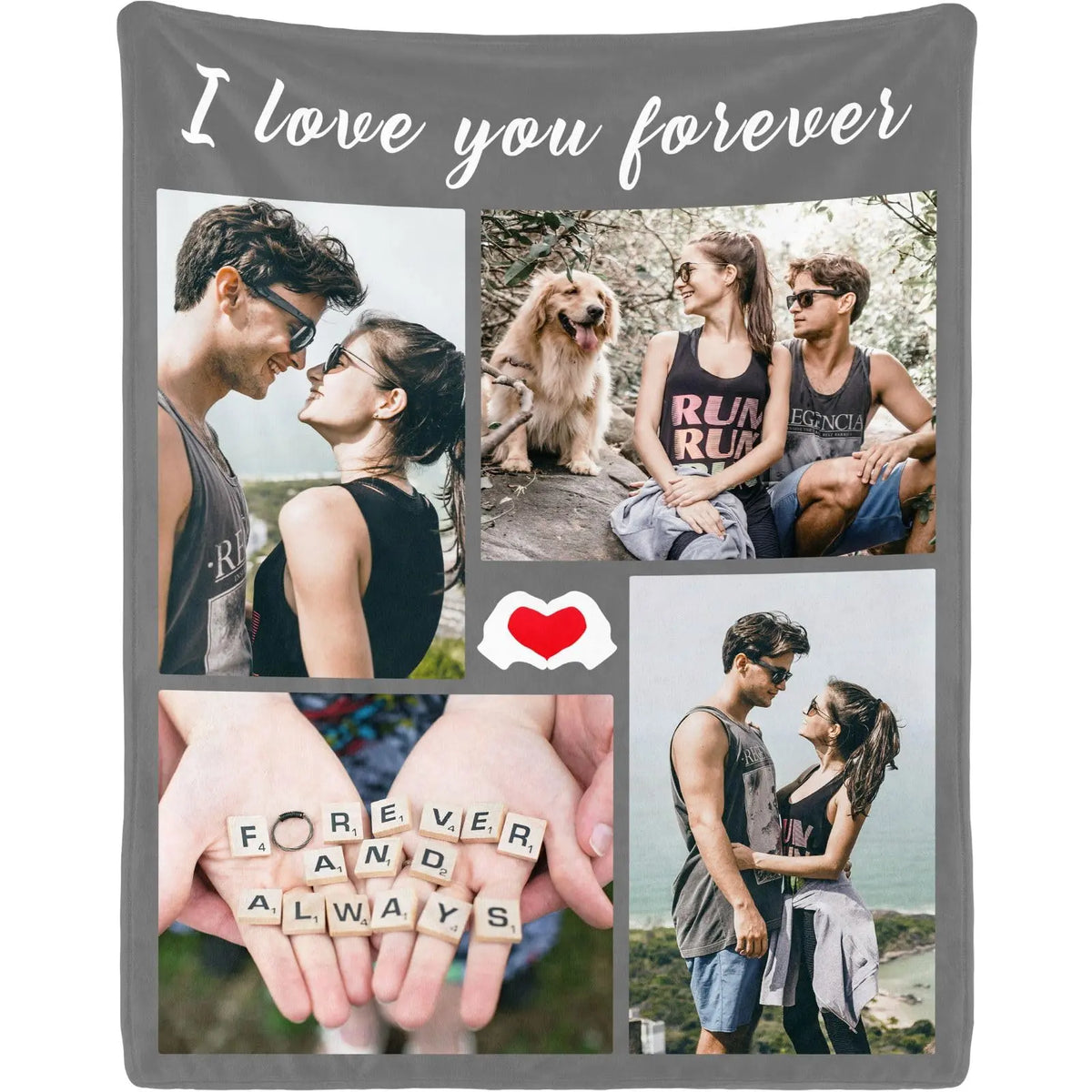 BARLEY ONE Click “Shop Chat”, Send Photos, Custom Photo Couples Blankets, These Personalized Couples Photo Blankets are Made of Soft Flannel, Perfect for Weddings, Mother's Day, Valentine's Day, Birthday Gift, Meaningful Mother's Day Gift