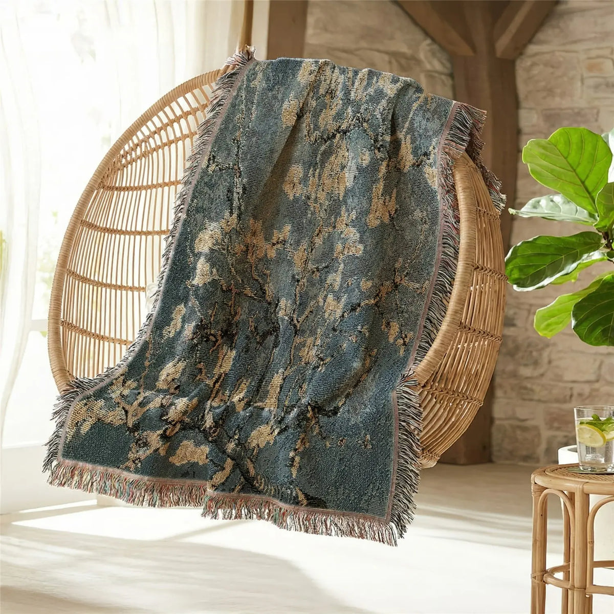 Boho Style Leopard Pattern Blanket, 1 Count Soft Warm Napping Throw Blanket, Cool Bedroom Bedding Blankets for Home Office Travel Dormitory Camping, Valentine's Day Gift, Leopard Print Blanket