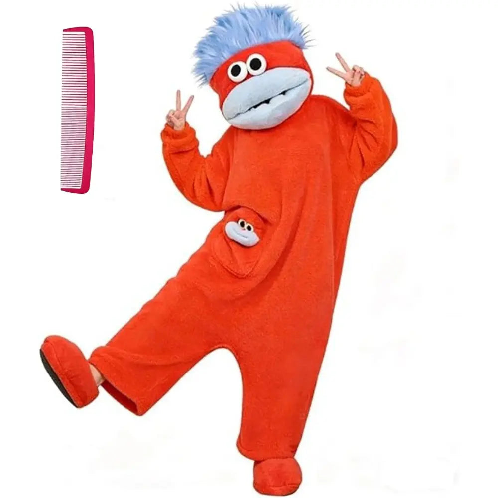Funny Big Mouth Monster Wearable Blanket Hoodie, Soft Fluffy Flannel Fleece, Oversized Hooded Throw, One Size for Adults, Halloween Party Blanket, Soft Blankets And Throws