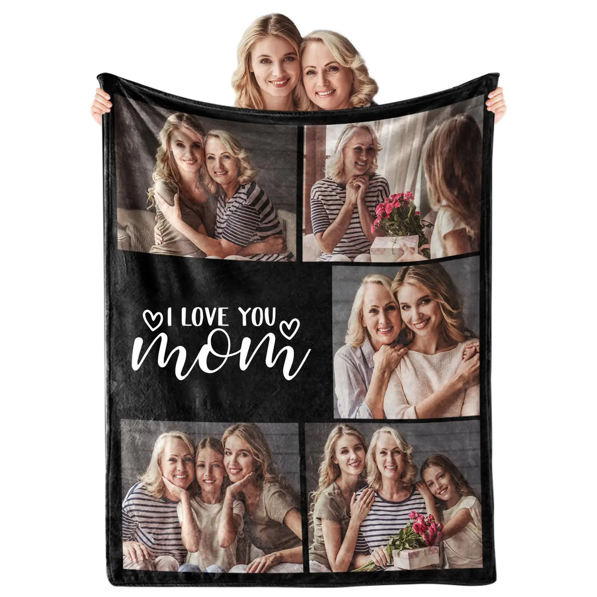 BARLEY ONE Click “Shop Chat”, Send Photos, Custom Photo Couples Blankets, These Personalized Couples Photo Blankets are Made of Soft Flannel, Perfect for Weddings, Mother's Day, Valentine's Day, Birthday Gift, Meaningful Mother's Day Gift